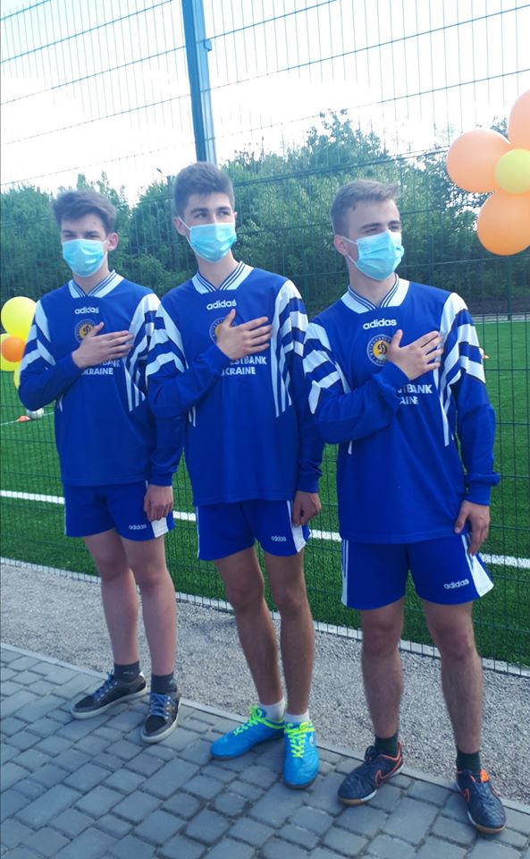 Відкриття спортивних майданчиків в с. Стайки. Фото