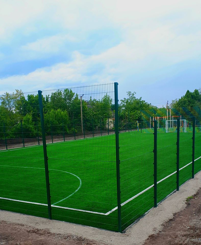 Відкриття спортивних майданчиків в с. Стайки. Фото