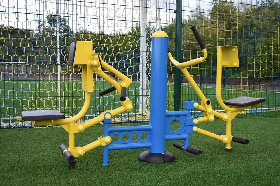 Відкриття спортивних майданчиків в с. Стайки. Фото