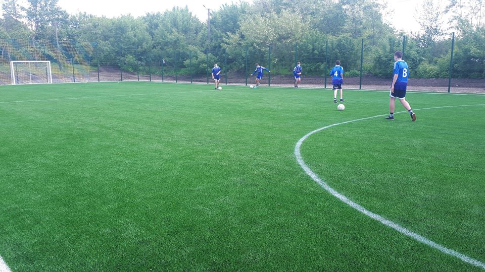 Відкриття спортивних майданчиків в с. Стайки. Фото