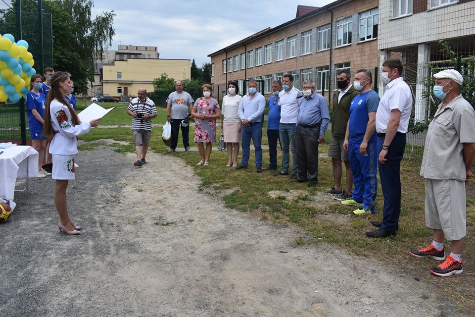 Відкриття мультифункціонального майданчика, Калинівка. Фото