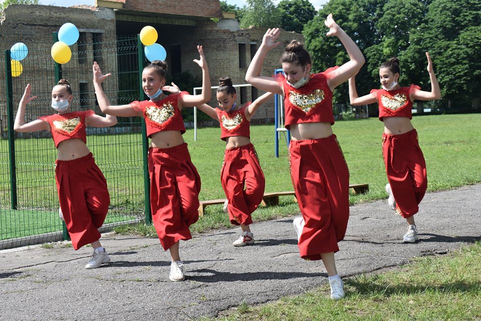 Відкриття воркаут-майданчика в Красилівці. Фото