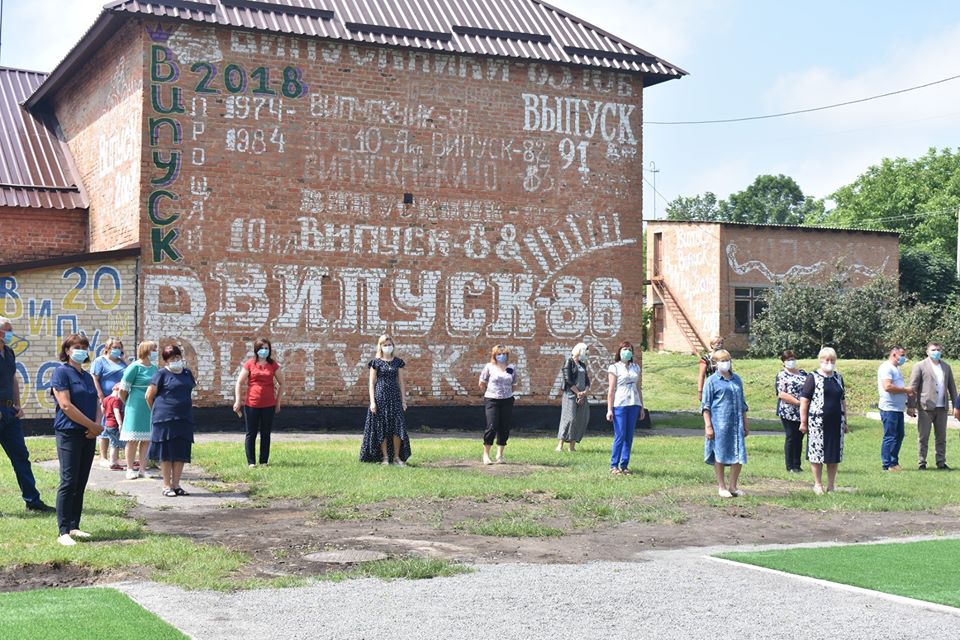 Відкриття воркаут-майданчика в Озерній. Фото