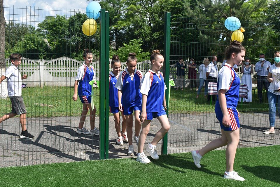 Відкриття воркаут-майданчика в Красилівці. Фото