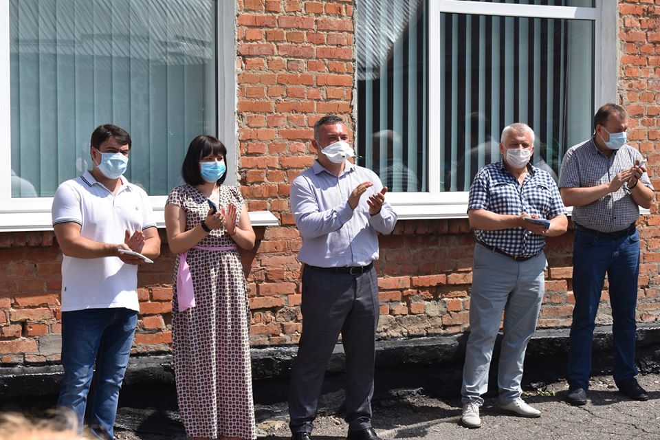 Відкриття воркаут-майданчика в Озерній. Фото