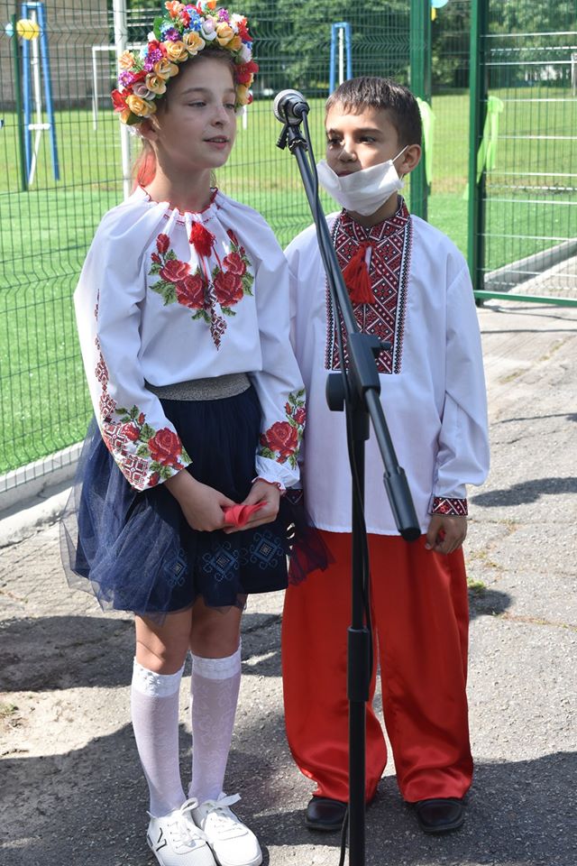 Відкриття воркаут-майданчика в Красилівці. Фото