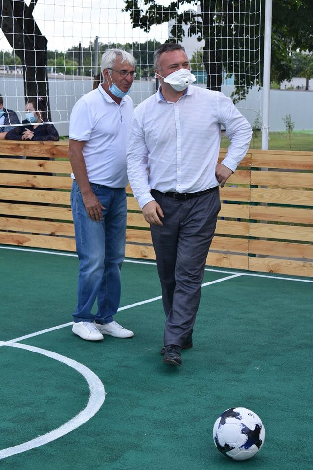 Відкриття воркаут-майданчика в Пролісках. Фото