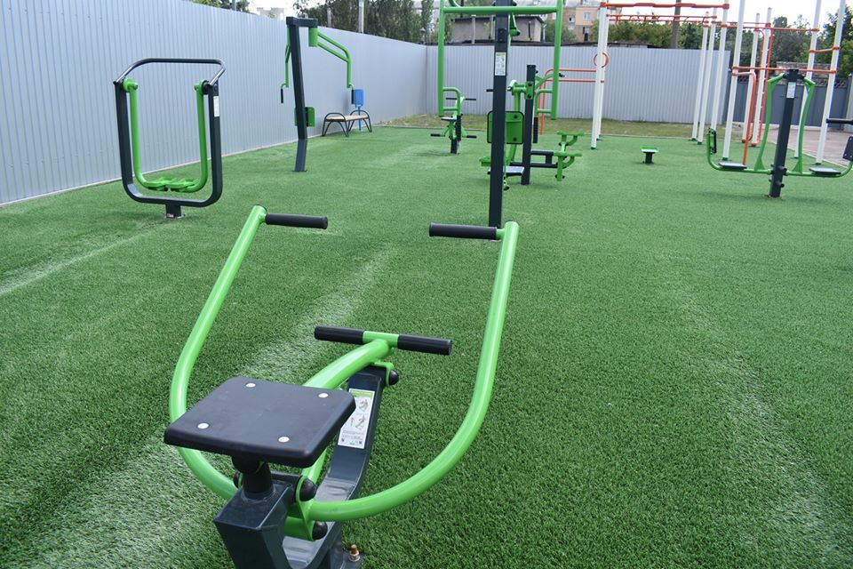 Відкриття майданчика для воркаут у Пролісках. Фото