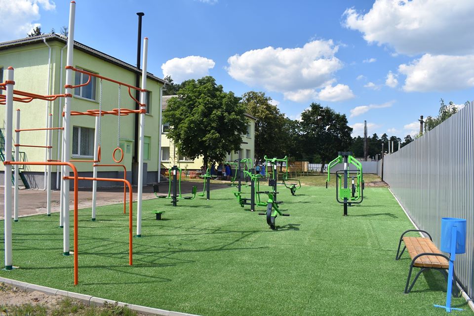 Відкриття майданчика для воркаут у Пролісках. Фото