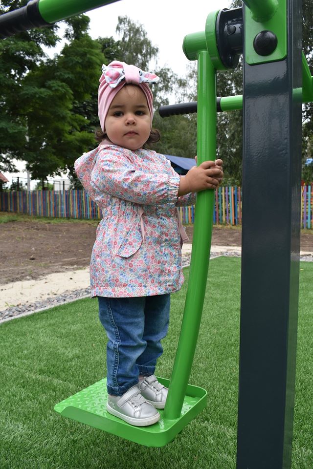 Відкриття воркаут-майданчика у Волошинівці. Фото