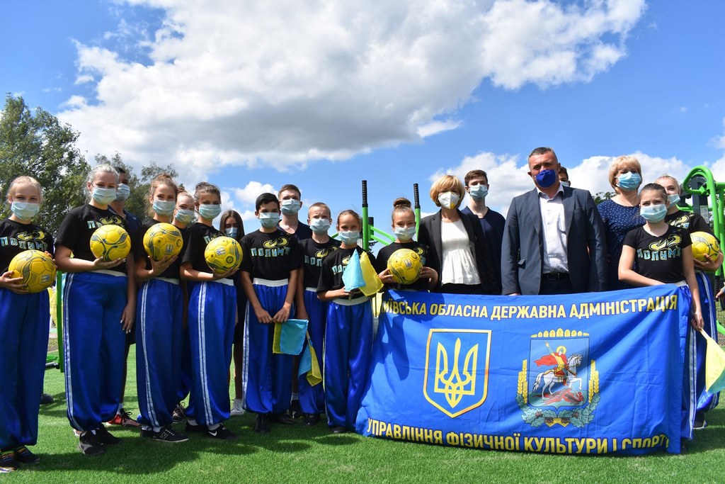 Три воркаут-майданчики відкрито на Тетіївщині. Фото