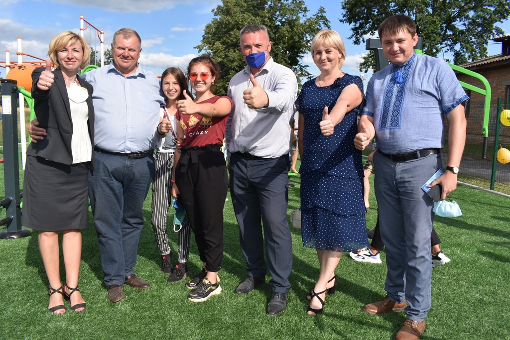 Три воркаут-майданчики відкрито на Тетіївщині. Фото