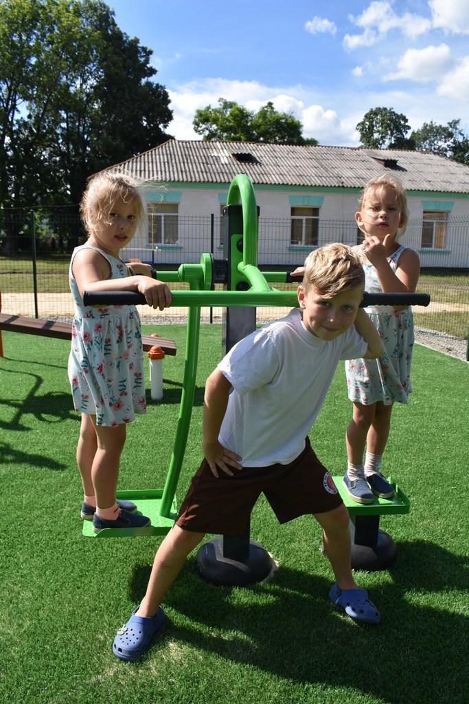 Три воркаут-майданчики відкрито на Тетіївщині. Фото
