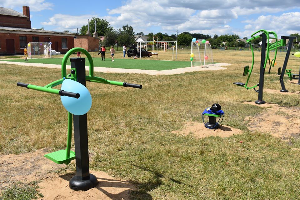 Відкриття воркаут-майданчиків в Тетієві. Фото