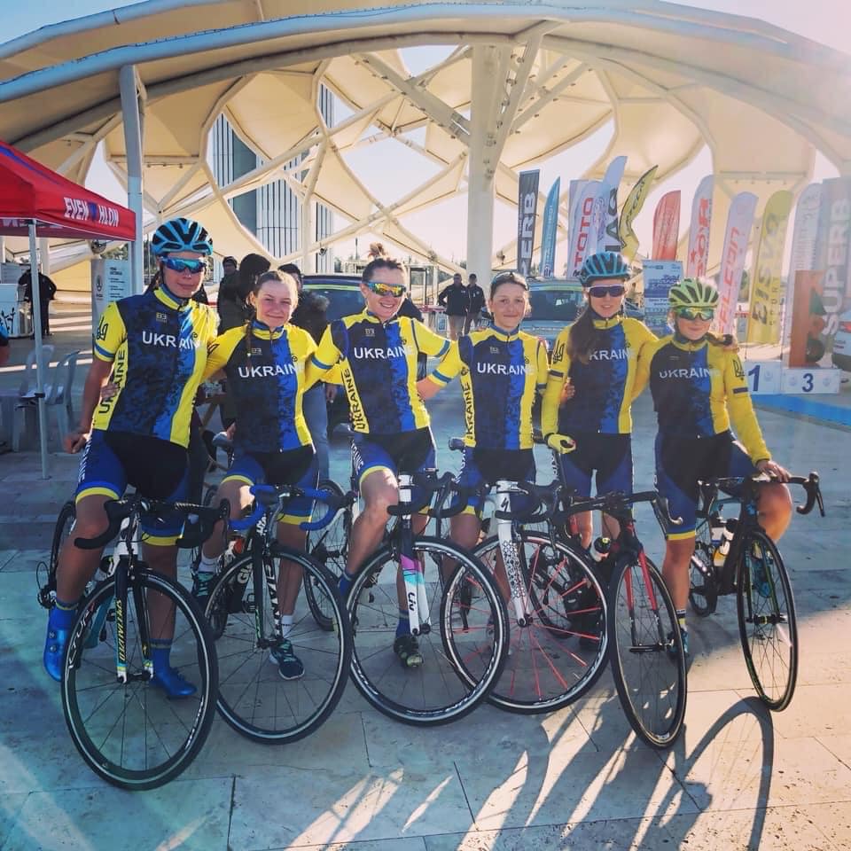 Національна жіноча збірна команда України з велоспорту на шосе. фто