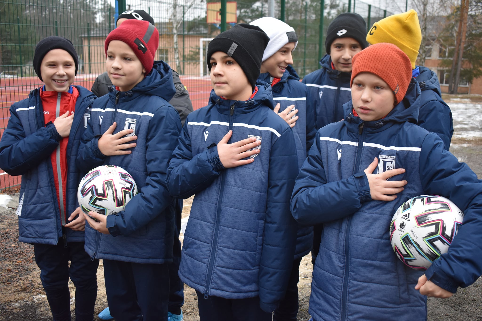 Відкриття спортивних майданчиків в Юрівці та Калинівці. Фото