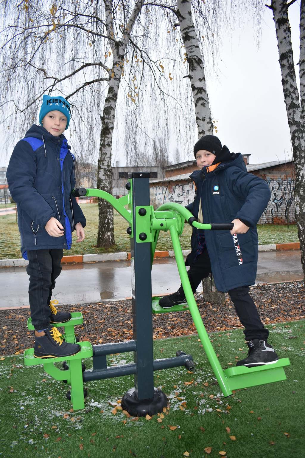 Відкриття спортивних майданчиків в Юрівці та Калинівці. Фото