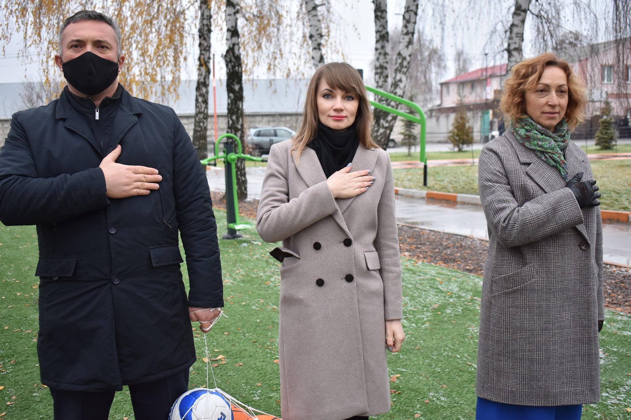 Відкриття спортивних майданчиків в Юрівці та Калинівці. Фото