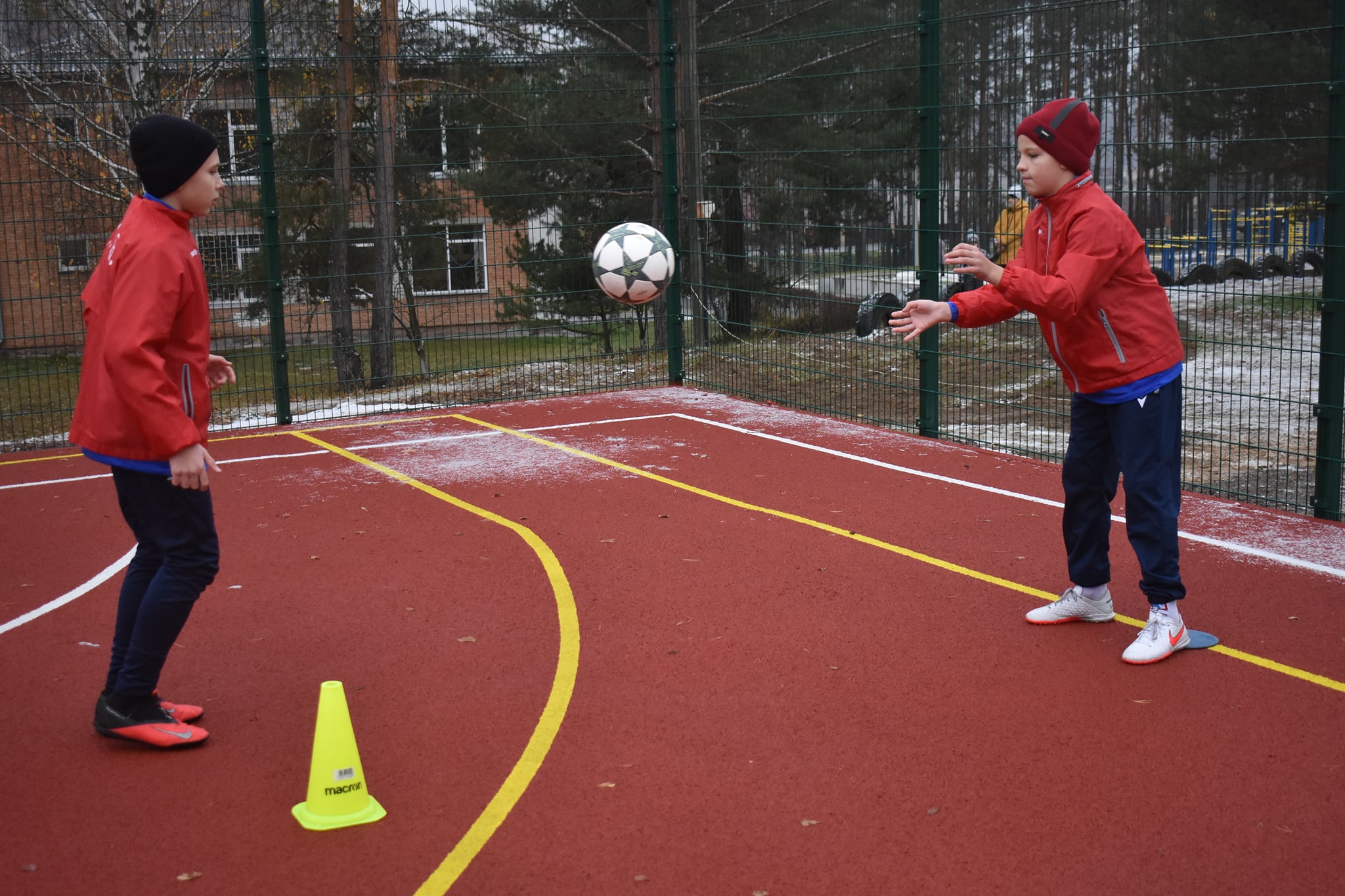 Відкриття спортивних майданчиків в Юрівці та Калинівці. Фото