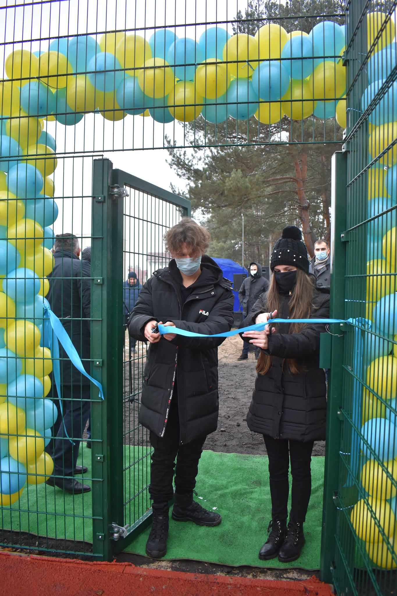 Відкриття спортивних майданчиків в Юрівці та Калинівці. Фото