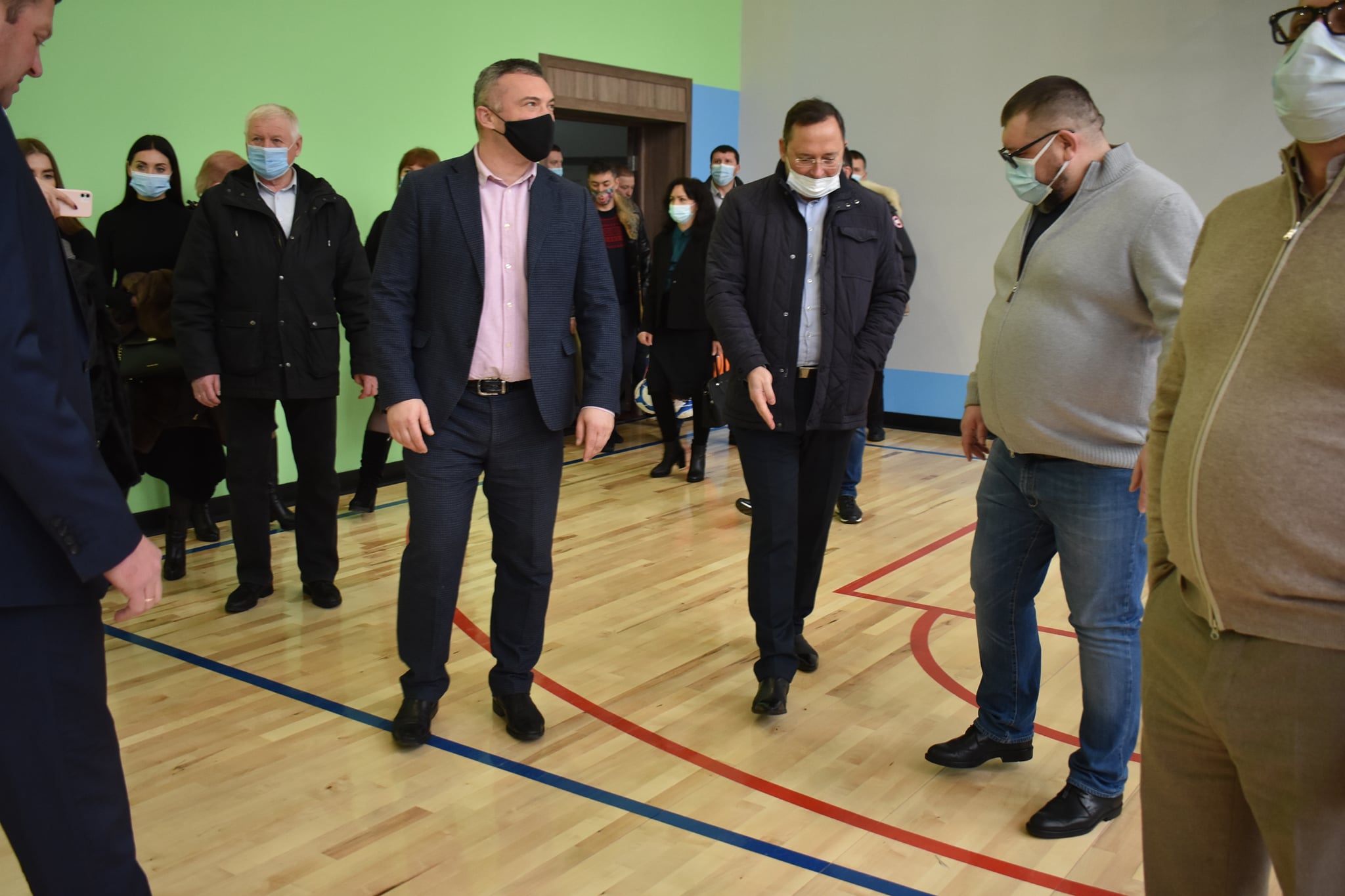 Відкриття спортзалу в Калинівській школі. Фото