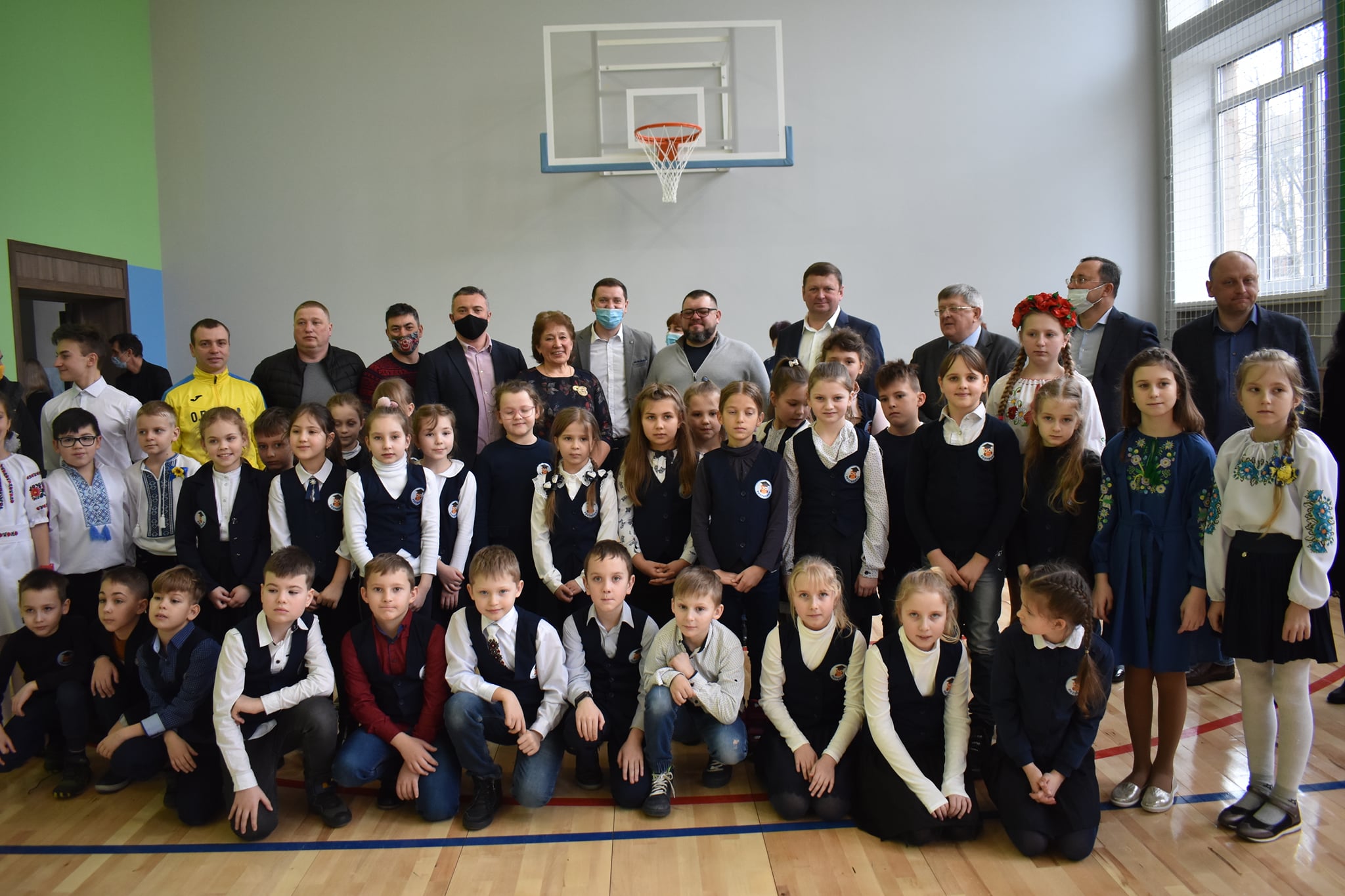 Відкриття спортзалу в Калинівській школі. Фото