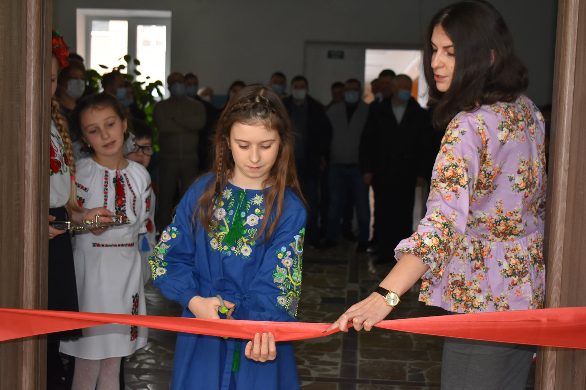 Відкриття спортзалу в Калинівській школі. Фото