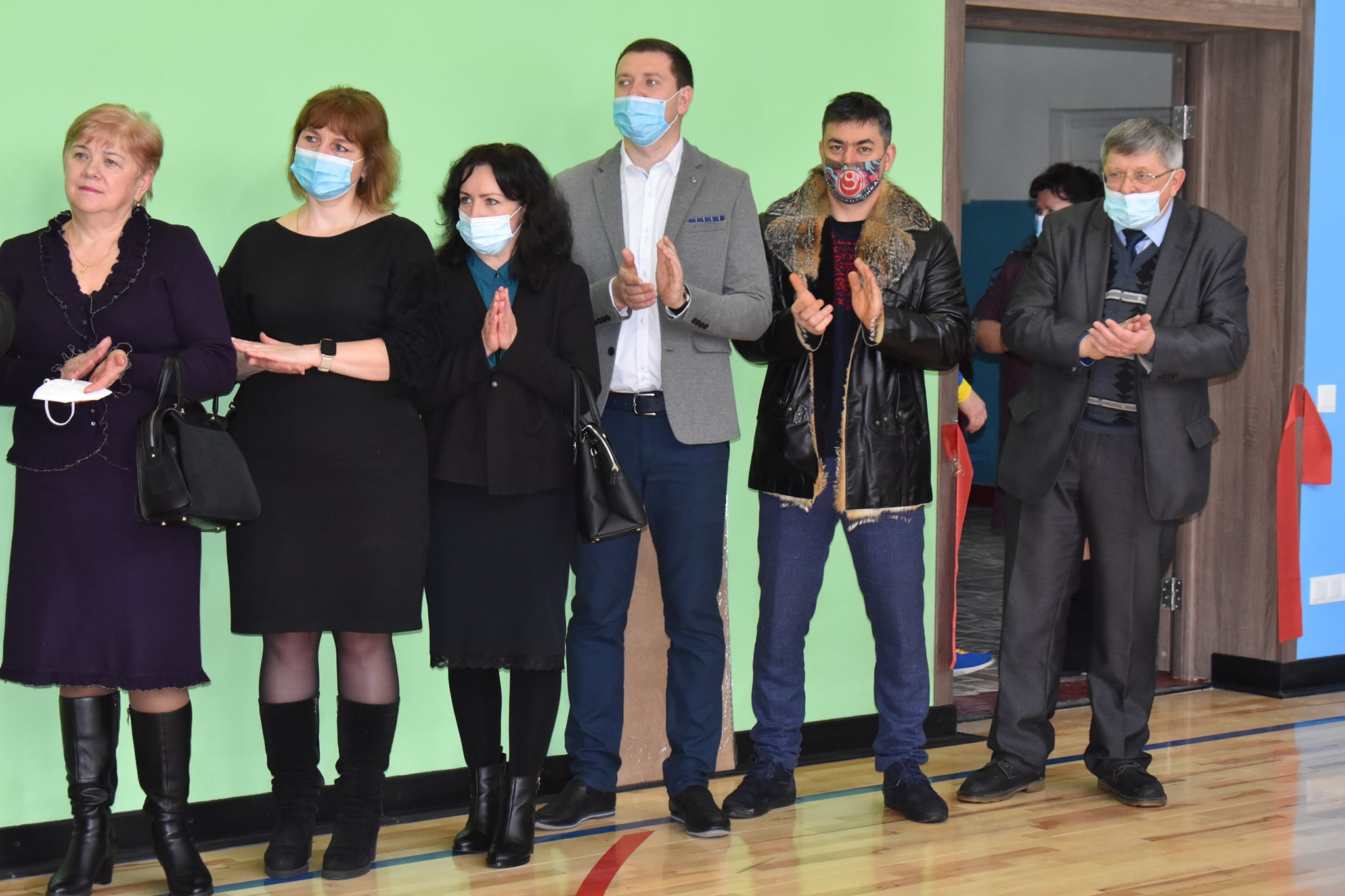 Відкриття спортзалу в Калинівській школі. Фото