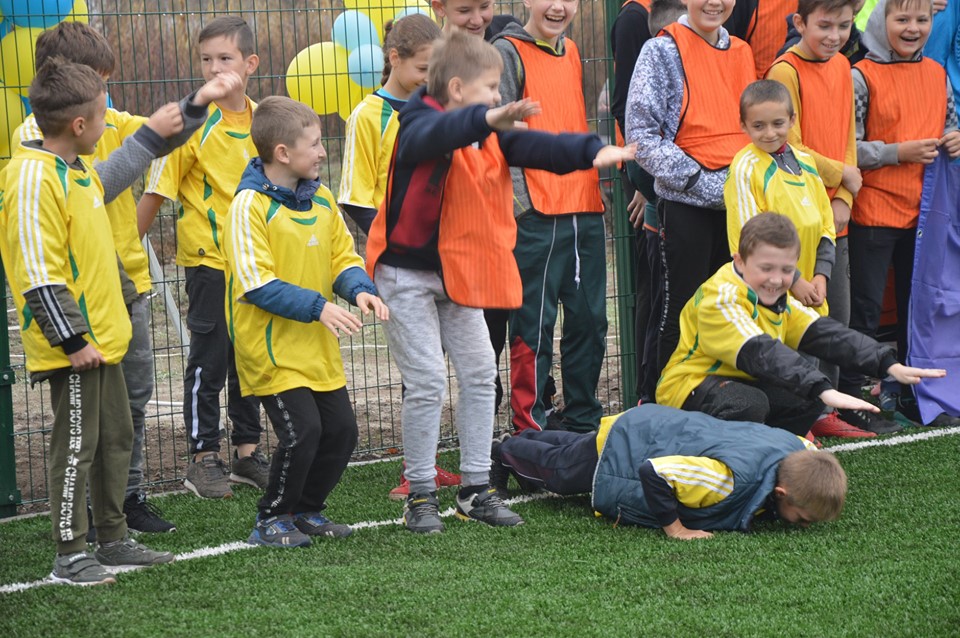  Відкриття спортивного майданчика в Переяславському. Фото