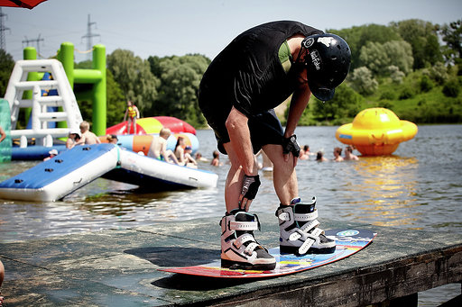 Відкритий Кубок Київської області з вейкбордингу. Фото