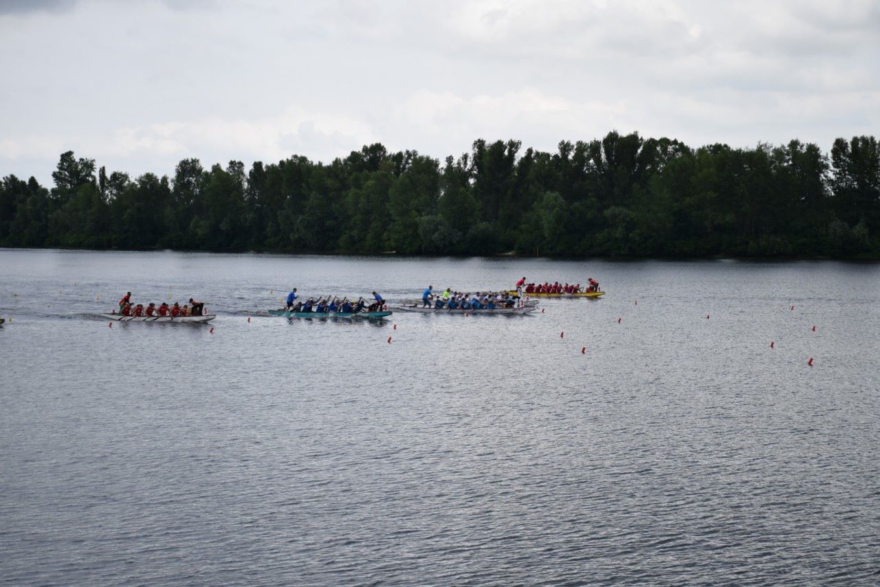 ЧУ з веслування на човнах "Дракон", Київ. Фото