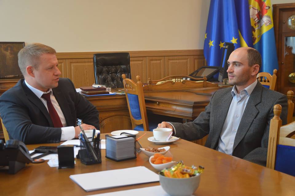 Олександр Горган зустрівся з учасником «Ігри Нескорених». Фото