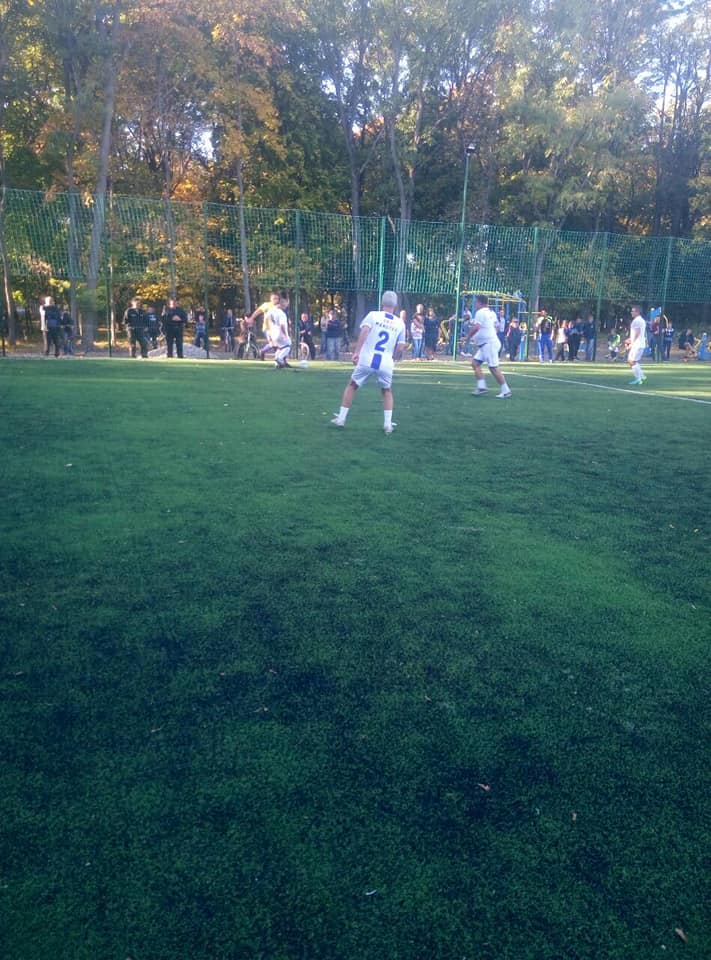 Відкриття футбольного поля в Згурівці. Фото