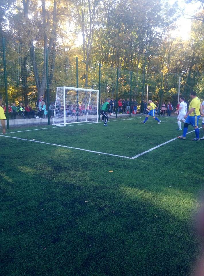 Відкриття футбольного поля в Згурівці. Фото