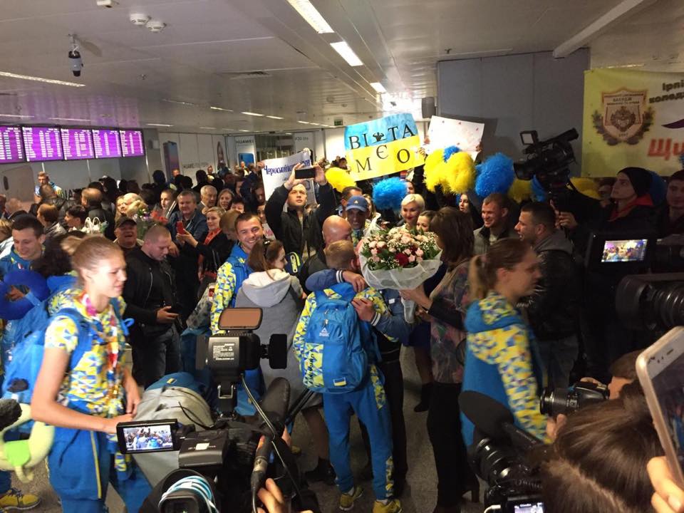 Зустріч спортсменів з Олімпійських ігор. Фото