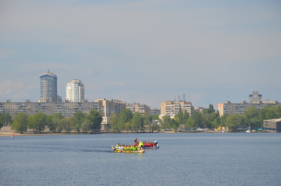 Чемпіонат Київської області з веслування на човнах Дракон. Фото