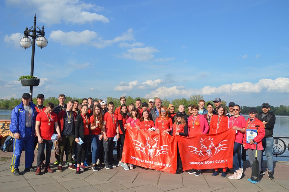 Чемпіонат Київської області з веслування на човнах Дракон. Фото