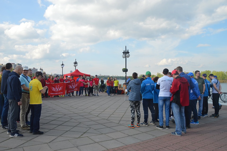 Чемпіонат Київської області з веслування на човнах Дракон. Фото