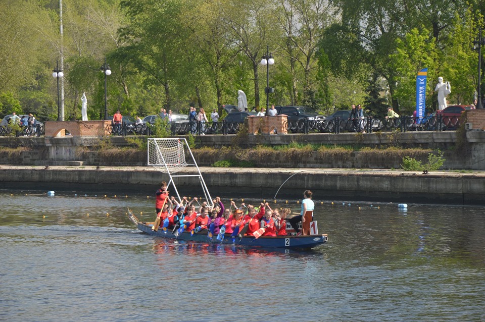 Чемпіонат Київської області з веслування на човнах Дракон. Фото