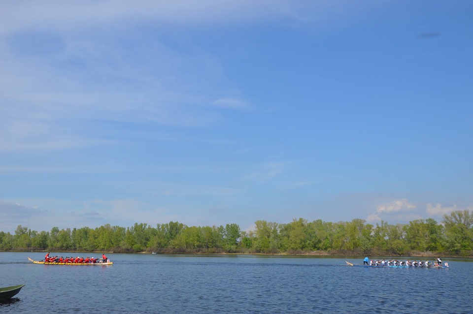 Чемпіонат Київської області з веслування на човнах Дракон. Фото