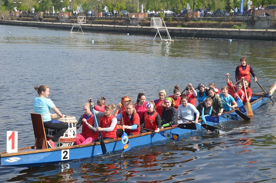 Чемпіонат Київської області з веслування на човнах Дракон. Фото