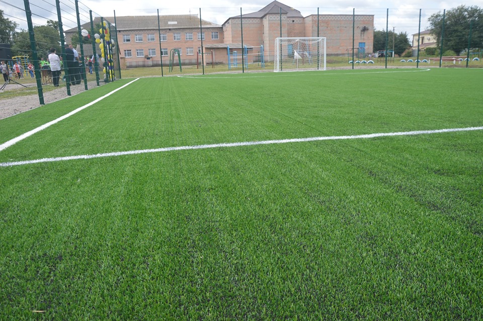 Відкриття міні-футбольного майданчика, Телешівка. Фото