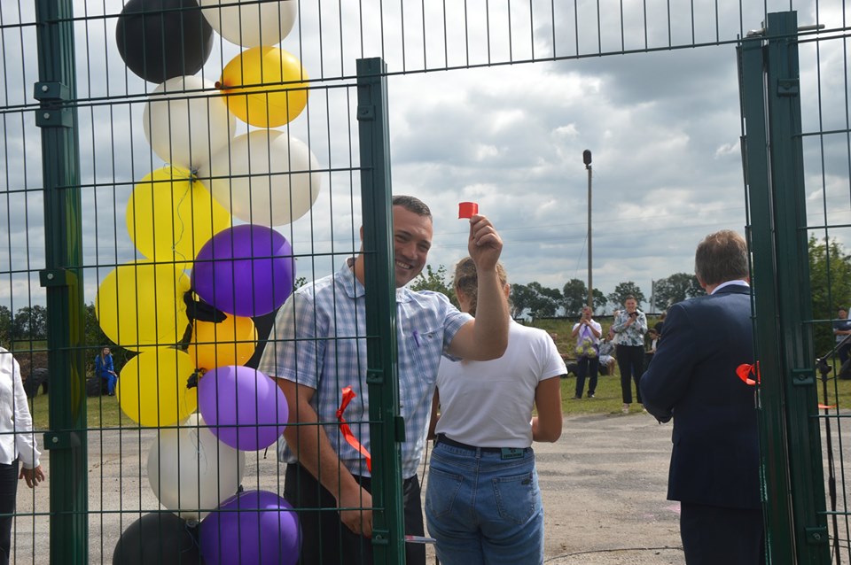 Відкритя міні-футбольного майданчика, Телешівка. Фото