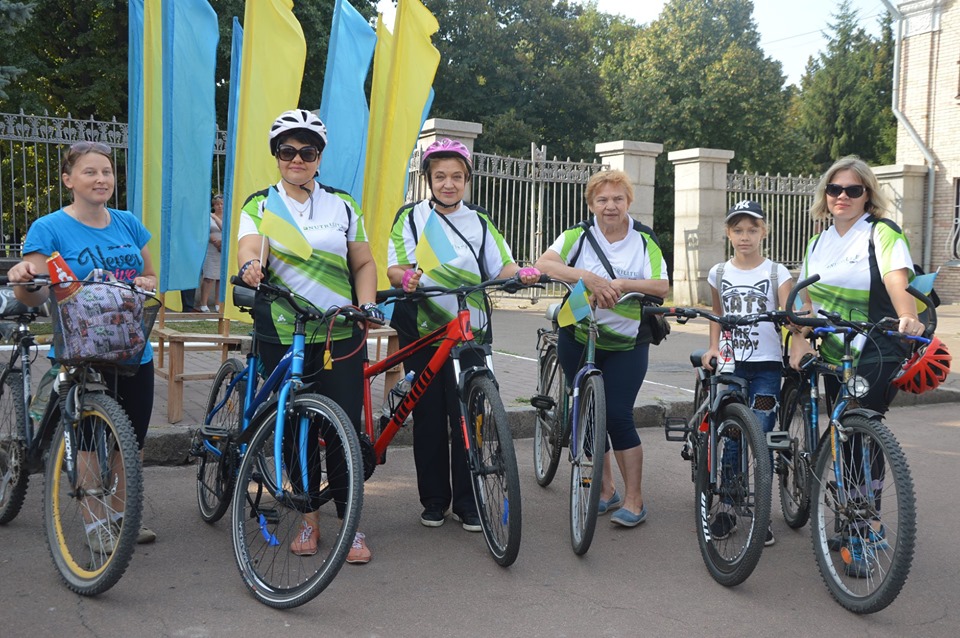 Велопробіг Переяславом до Дня Незалежності. Фото