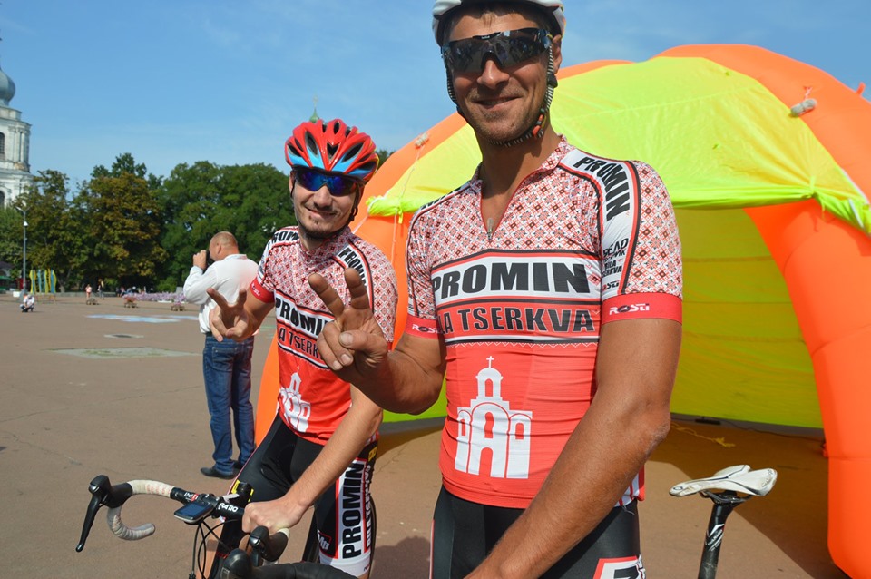 Велопробіг Переяславом до Дня Незалежності. Фото