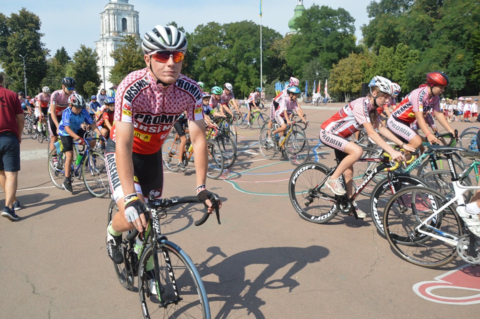 Велопробіг Переяславом до Дня Незалежності. Фото