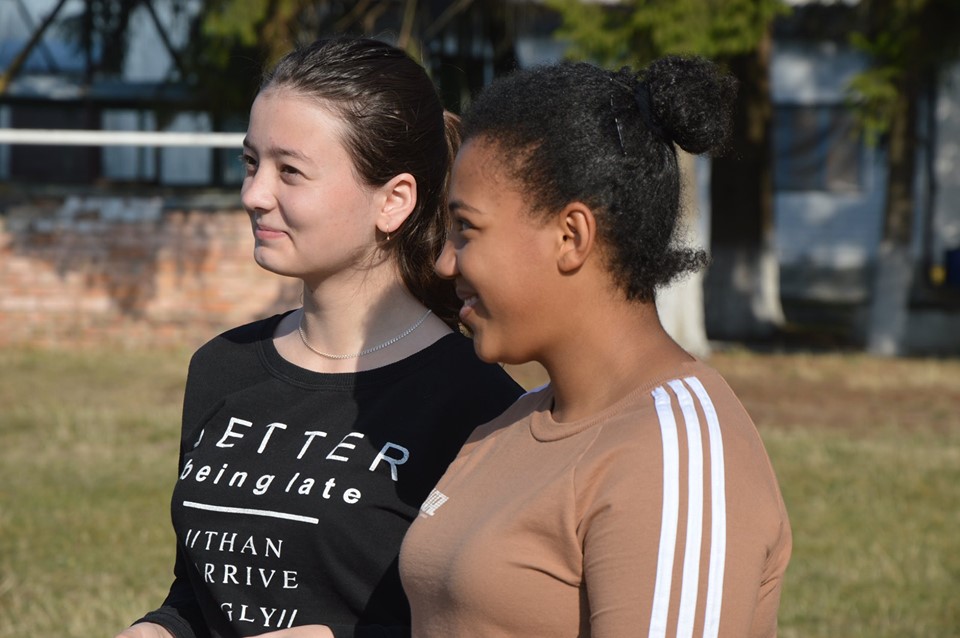 Спортивний урок в Тетієві. Фото