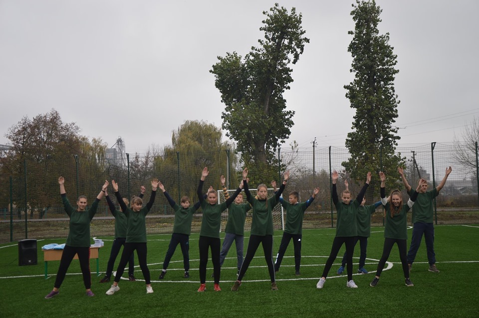  Відкриття спортивного майданчика в Переяславському. Фото