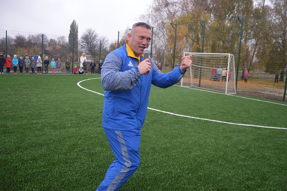  Відкриття спортивного майданчика в Переяславському. Фото