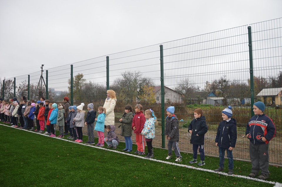  Відкриття спортивного майданчика в Переяславському. Фото
